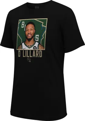 Stadium Essentials Men's Milwaukee Bucks Damian Lillard Box Out T-Shirt