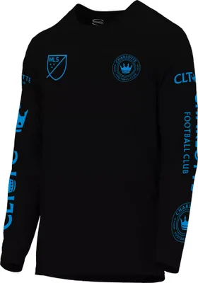 Stadium Essentials Charlotte FC Header Black Long Sleeve Shirt