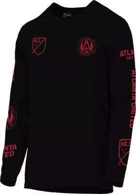 Stadium Essentials Atlanta United Header Black Long Sleeve Shirt