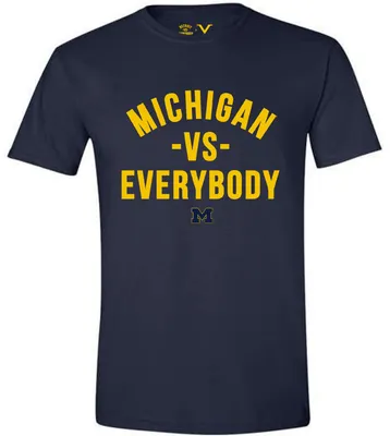 Michigan vs. Everybody Men's Wolverines Navy T-Shirt
