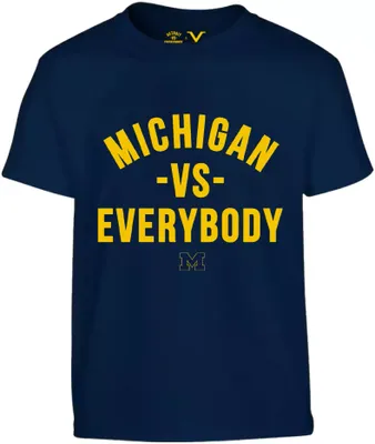 Michigan vs. Everybody Youth Wolverines Navy T-Shirt