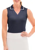 Foray Golf Women's Sleeveless V-Neck Polo