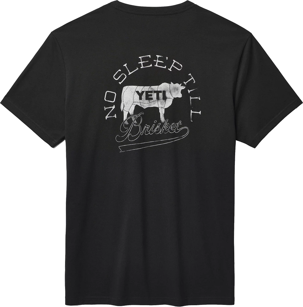 YETI Men's No Sleep Till Brisket Short Sleeve Pocket T-Shirt