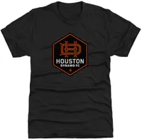 500 Level Houston Dynamo Vintage Logo Black T-Shirt
