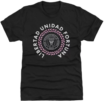 500 Level Adult Inter Miami CF Emblem Black T-Shirt