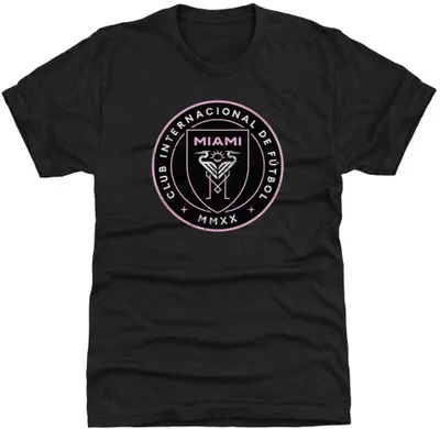 500 Level Inter Miami CF Vintage Logo Black T-Shirt