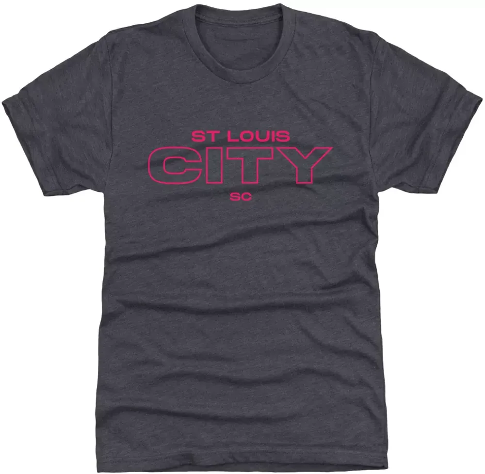 500 Level St. Louis City SC Wordmark Grey T-Shirt