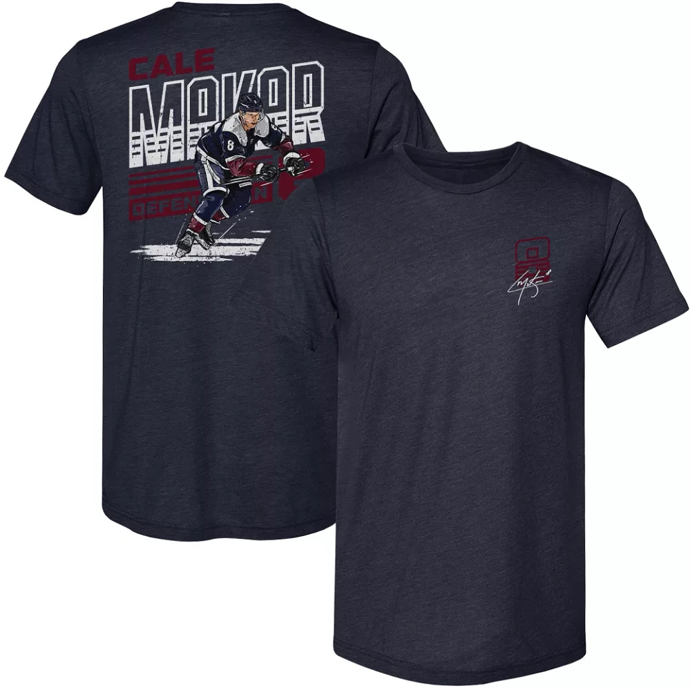 500 Level Colorado Avalanche Cale Makar Navy T-Shirt