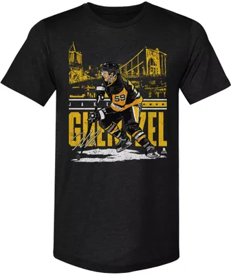 500 Level Pittsburgh Penguins Jake Guentzel City Black T-Shirt