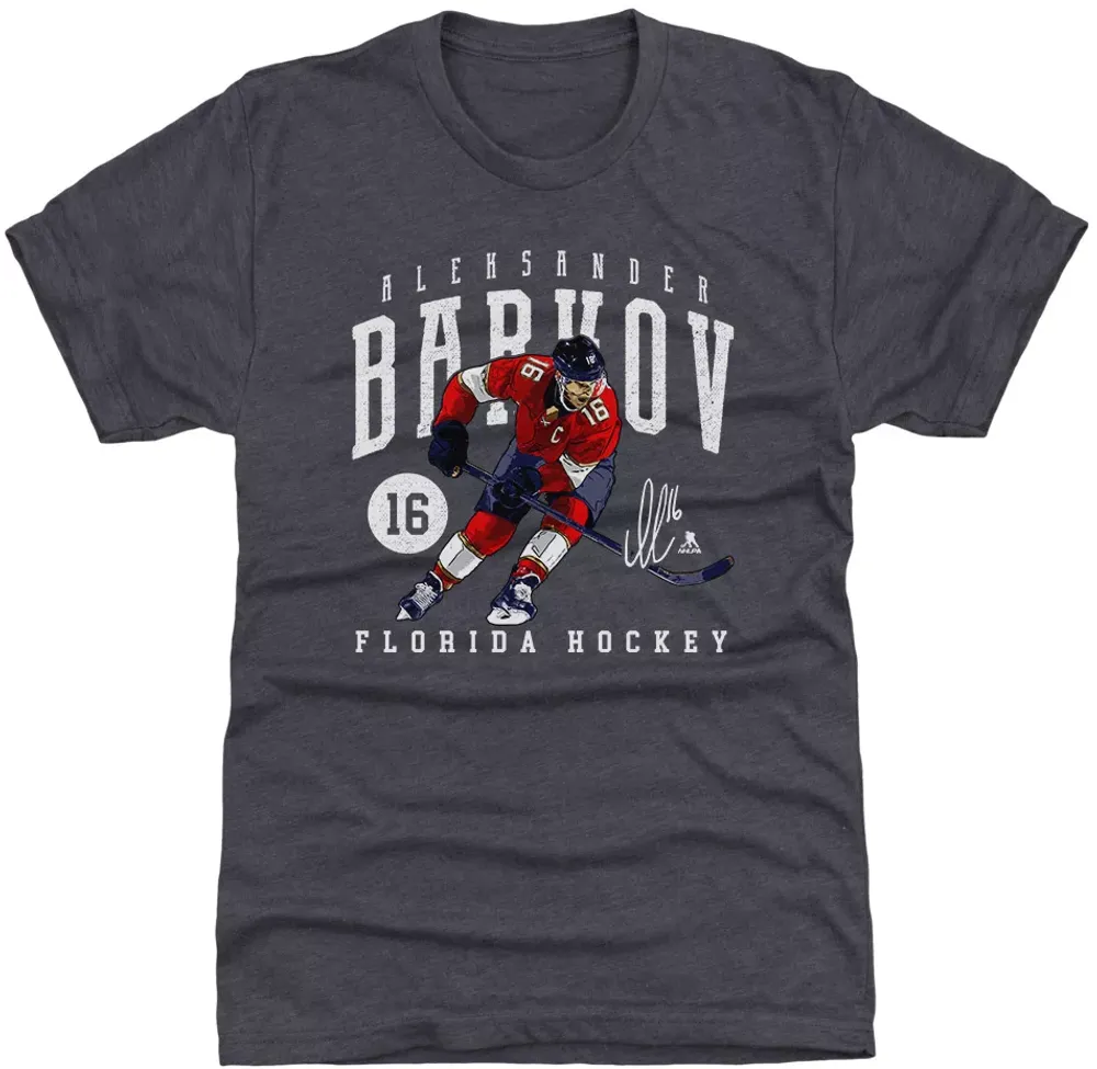 500 Level Florida Panthers Aleksander Barkov Game Navy T-Shirt