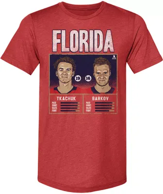 500 Level Florida Panthers Matthew Tkachuk and Sam Bennet Duo Red T-Shirt