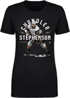 500 Level Women's Vegas Golden Knights Chandler Stephenson #20 Arc Black T-Shirt