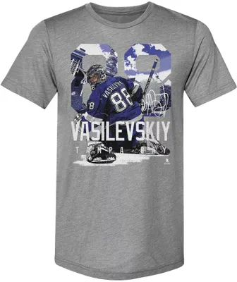 500 Level Women's Tampa Bay Lightning Andrei Vasilevskiy Landmark Gray T-Shirt