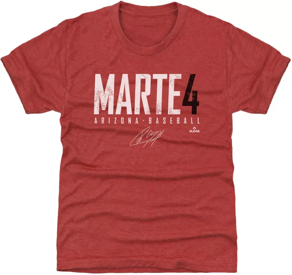 500 Level Youth Arizona Diamondbacks Ketel Marte #4 Red T-Shirt
