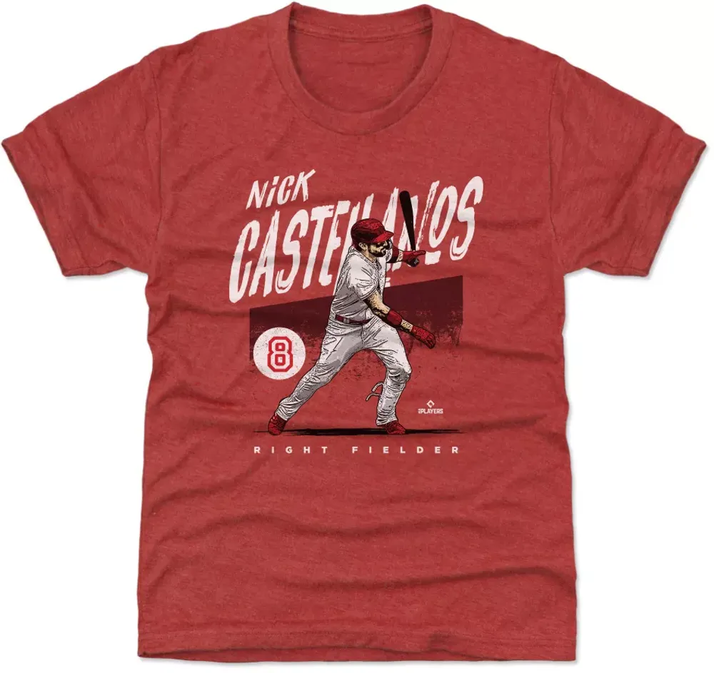 500 Level Youth Philadelphia Phillies Nick Castellanos Red T-Shirt