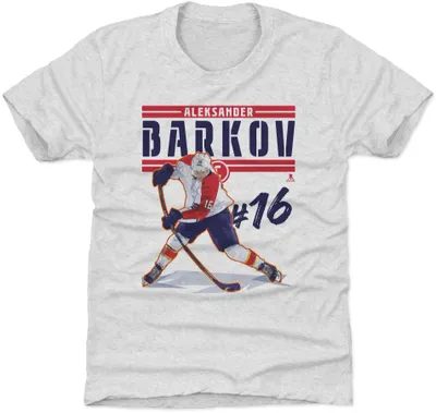 500 Level Youth Florida Panthers Aleksander Barkov #16 Play Off-White T-Shirt