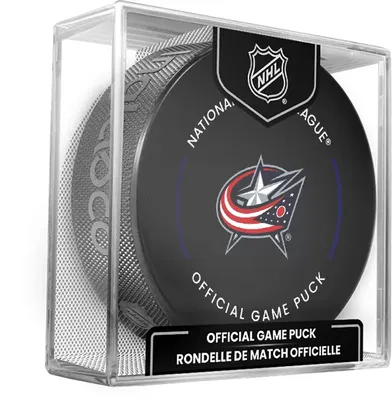 Inglasco Inc. Columbus Blue Jackets 2023-2024 Official Game Puck Display
