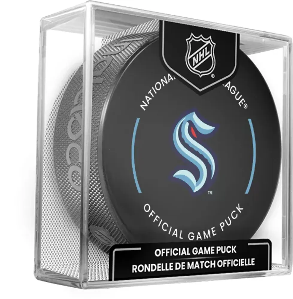 Inglasco Inc. Seattle Kraken 2023-2024 Official Game Puck Display