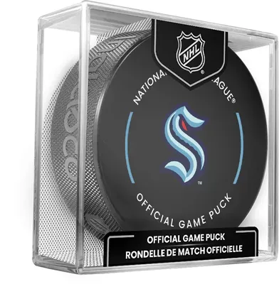 Inglasco Inc. Seattle Kraken 2023-2024 Official Game Puck Display