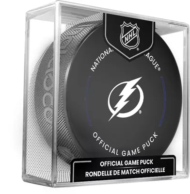 Inglasco Inc. Tampa Bay Lightning 2023-2024 Official Game Puck Display