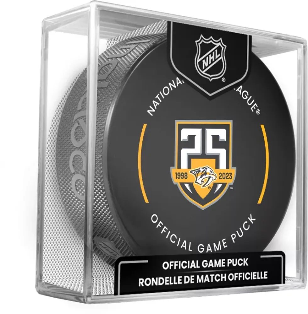 Inglasco Inc. Nashville Predators 2023-2024 Official Game Puck Display