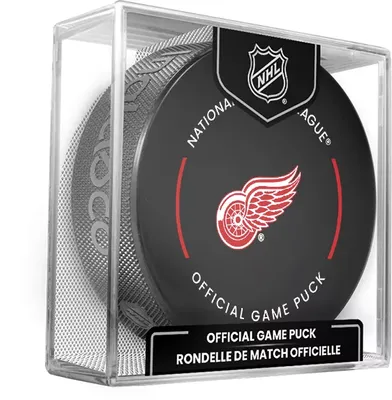 Inglasco Inc. Detroit Red Wings 2023-2024 Official Game Puck Display
