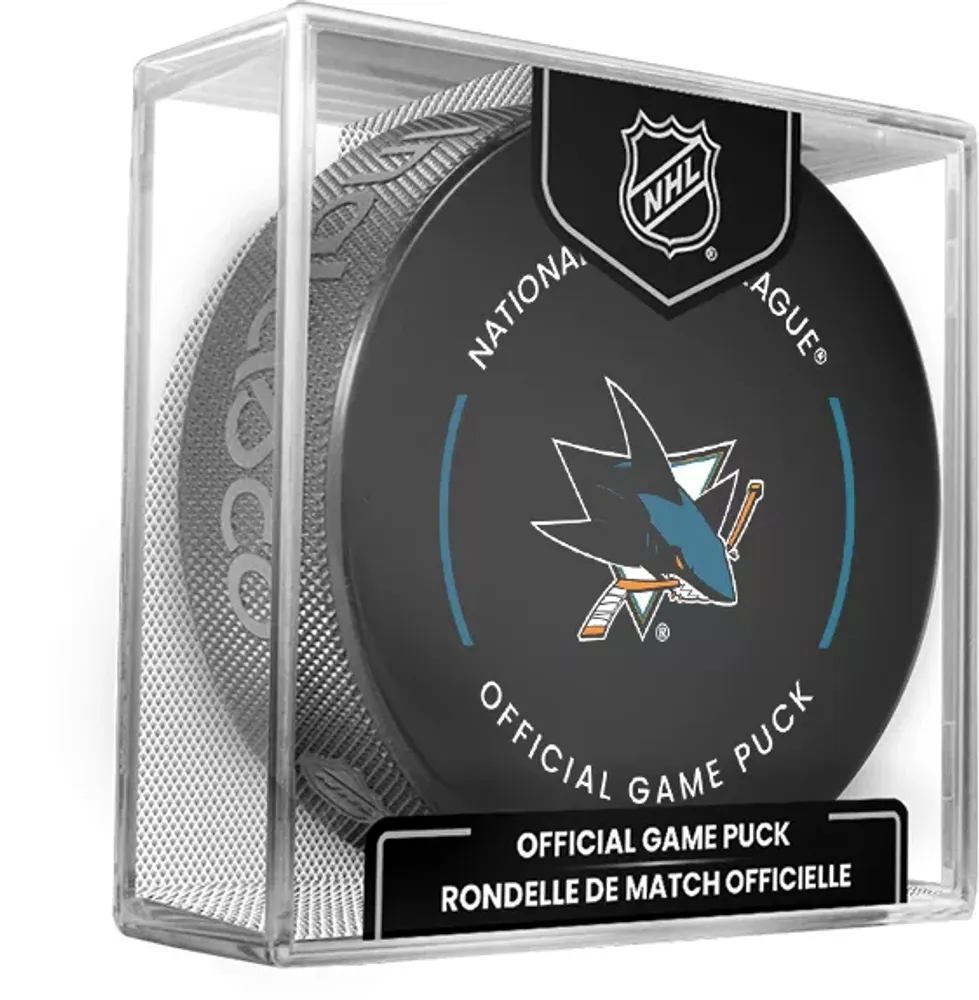 Inglasco Inc. San Jose Sharks 2023-2024 Official Game Puck Display