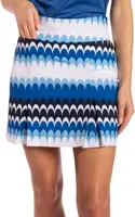 Golftini Women's 17.5” Beachy Waves Golf Skort