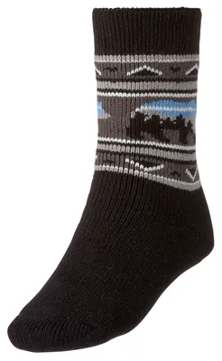 Northeast Outfitters Cozy Cabin Men's Brushed Heather Bear-Tec Socks