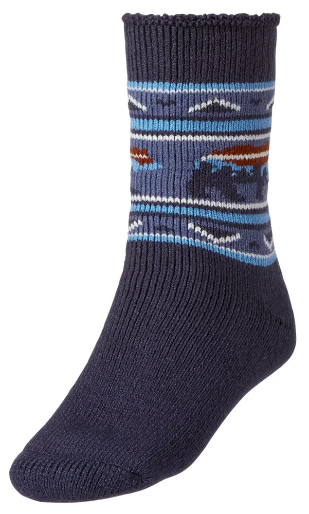 Northeast Outfitters Cozy Cabin Men's Brushed Heather Bear-Tec Socks