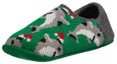 Northeast Outfitters Cozy Cabin Men's Holiday Santa Critters Slippers