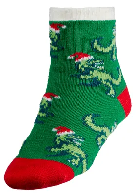 Northeast Outfitters Men's Cozy Cabin Holiday Santa Critters Socks