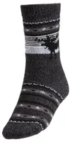 Northeast Outfitters Men's Cozy Cabin SL Moose To Meet Ya Socks