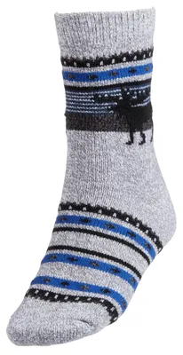 Northeast Outfitters Men's Cozy Cabin SL Moose To Meet Ya Socks