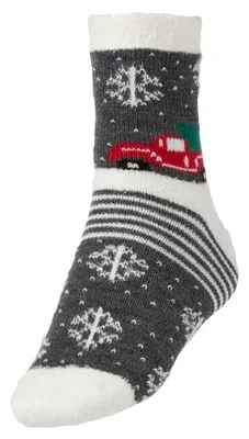 Northeast Outfitters Cozy Cabin Holiday Nordic Truck Socks