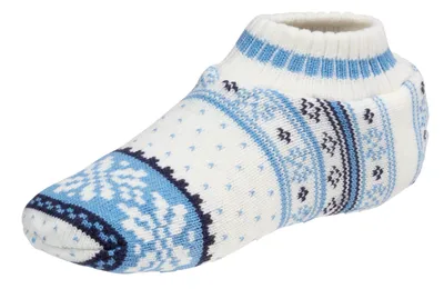 Northeast Outfitters Women's Cozy Cabin Holiday Snowflake Slipper Socks