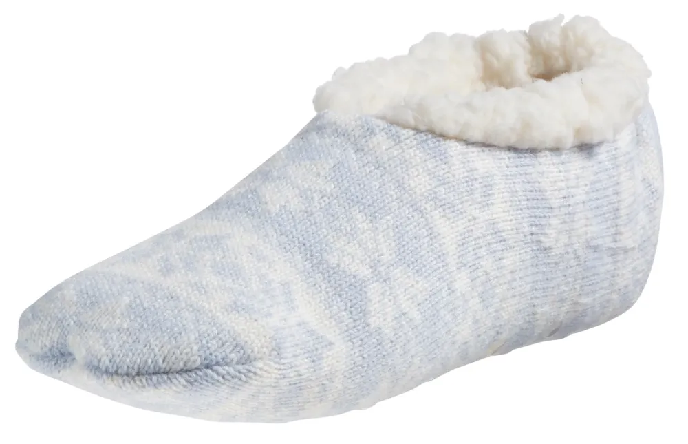 Northeast Outfitters Women's Cozy Cabin Snowflake Nordic Slipper Socks