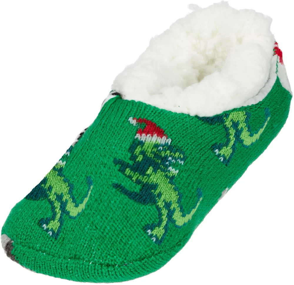 Northeast Outfitters Youth Cozy Cabin Holiday Santa Critters Slipper Socks