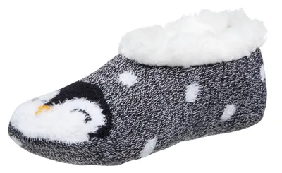 Northeast Outfitters Youth Cozy Cabin Penguin Slipper Socks