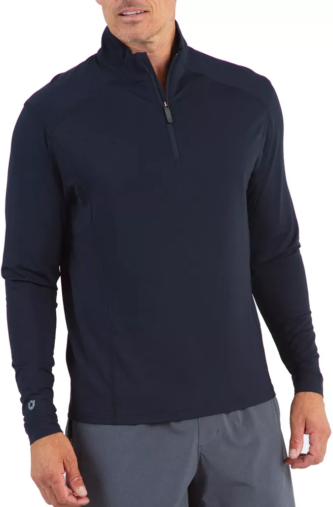 IBKUL Men's Long Sleeve Mock Neck Pullover