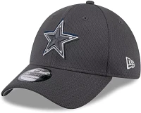 New Era Men's Dallas Cowboys 2024 NFL Draft Graphite 39Thirty Stretch Fit Hat