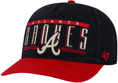 '47 Adult Atlanta Braves Navy Cooperstown Hitch Adjustable Hat