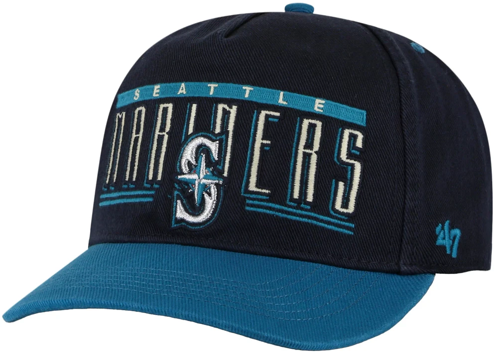 '47 Adult Seattle Mariners Navy Cooperstown Hitch Adjustable Hat