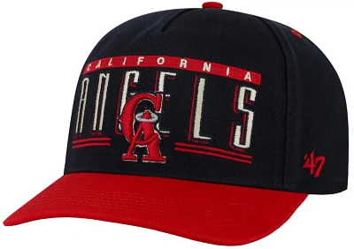 '47 Adult Los Angeles Angels Navy Cooperstown Hitch Adjustable Hat