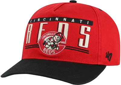 '47 Adult Cincinnati Reds Red Cooperstown Hitch Adjustable Hat