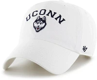 ‘47 Adult Connecticut Huskies Navy Arch Clean Up Adjustable Hat