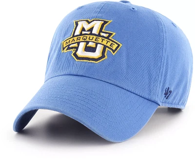 ‘47 Adult Marquette Golden Eagles Blue Logo Clean Up Adjustable Hat