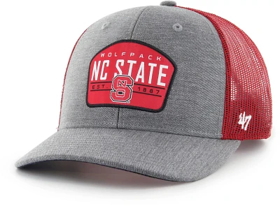 '47 Men's NC State Wolfpack Charcoal Logo Trucker Adjustable Hat