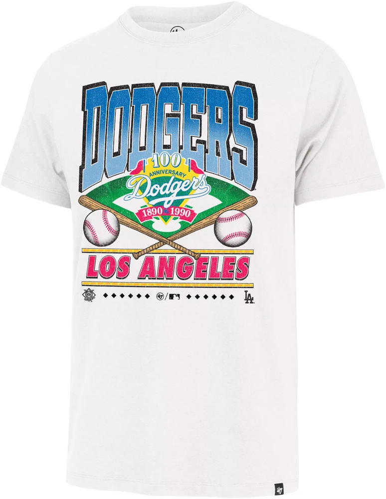 '47 Men's Los Angeles Dodgers White Franklin Shot T-Shirt