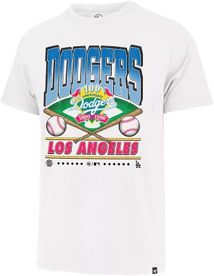 '47 Men's Los Angeles Dodgers White Franklin Shot T-Shirt